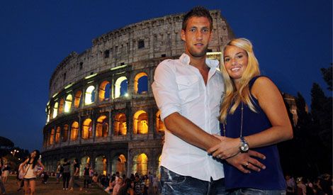 Maarten Stekelenburg en zijn vrouw Kim