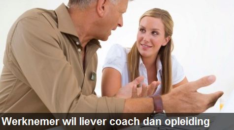 werknemer wil liever een coach dan opleiding